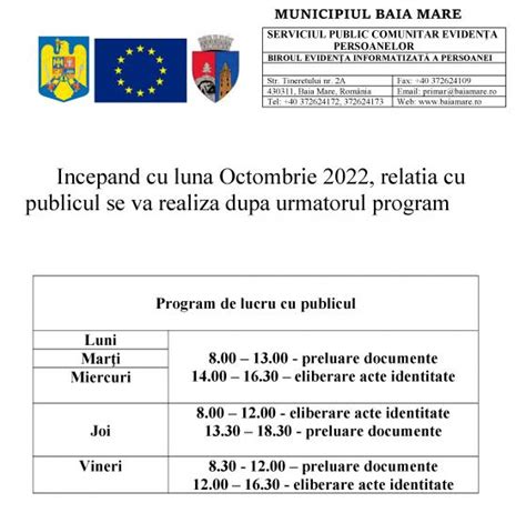 Program de lucru DIGI în Mangalia